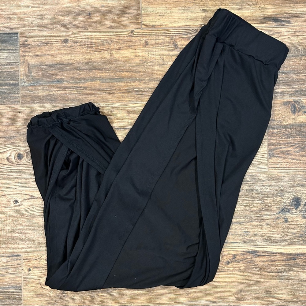 Hidden Brand Black Side Slit Trousers - Size S